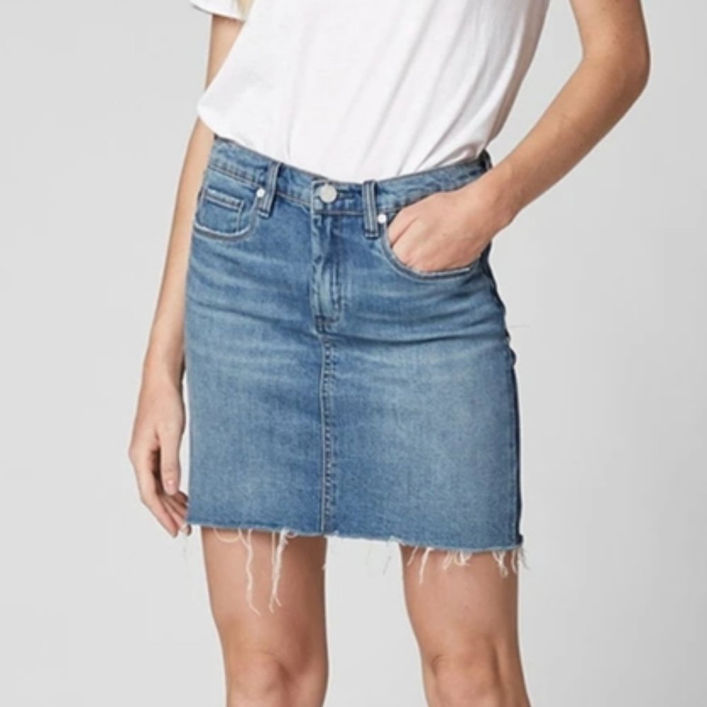 Blank NYC Blue Denim Mini Skirt Sz 26